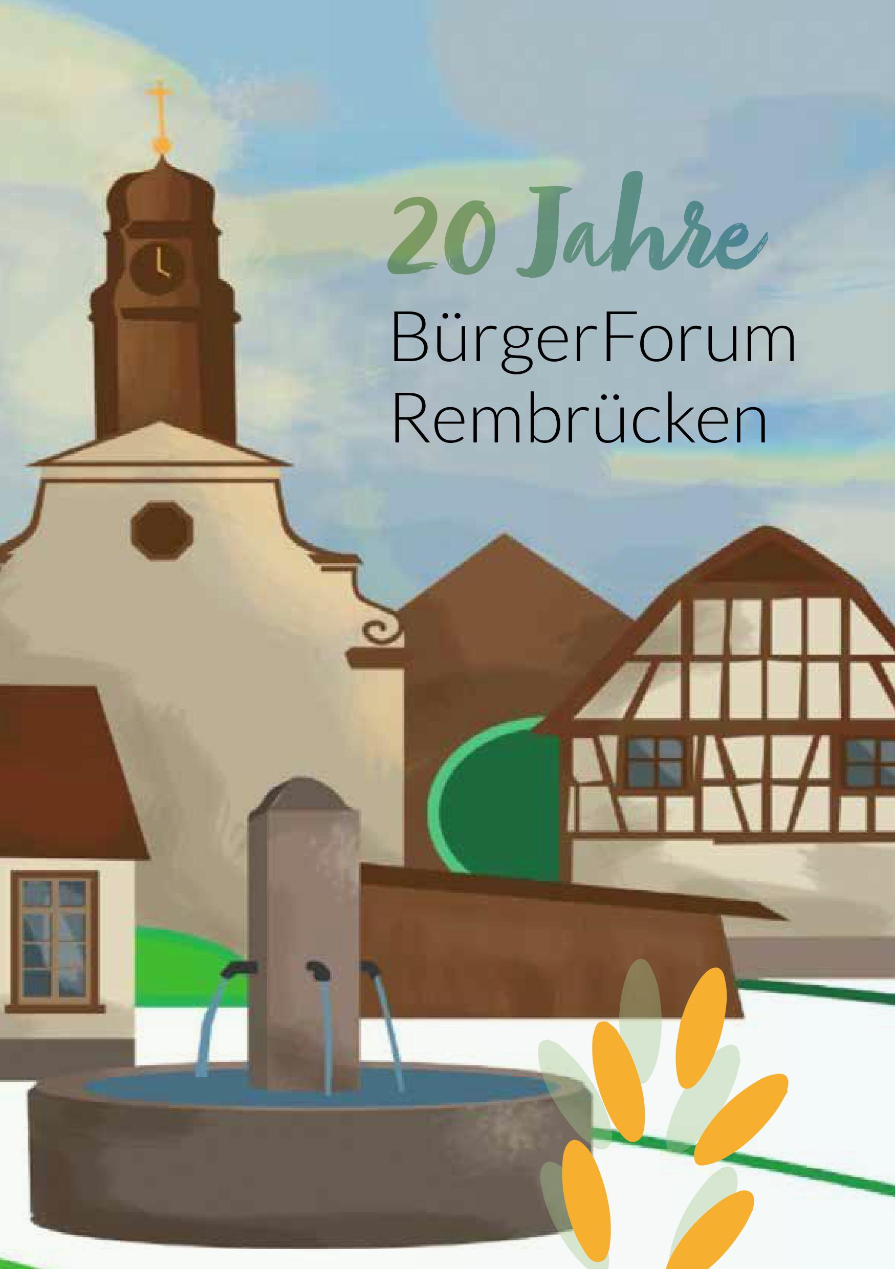 Jubiläumsbroschüre 20 Jahre Bürgerforum