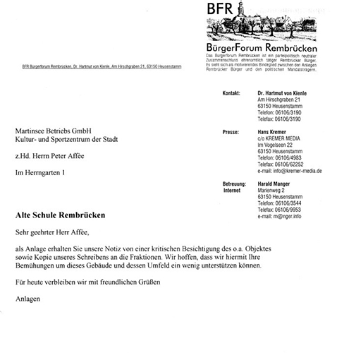 Bürgerforum Rembrücken - 2002 Mängelbeseitigung in der Alten Schule Bild 01